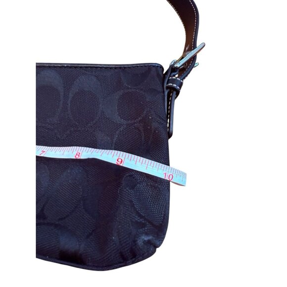 COACH Vintage Y2K Soho East West Baguette Signature C Pattern In Black - Picture 11 of 16